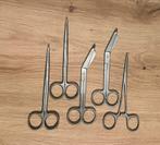 Verpleegkundige scharenset (5 stuks) + gratis pupil gauge, Ophalen of Verzenden, Zo goed als nieuw