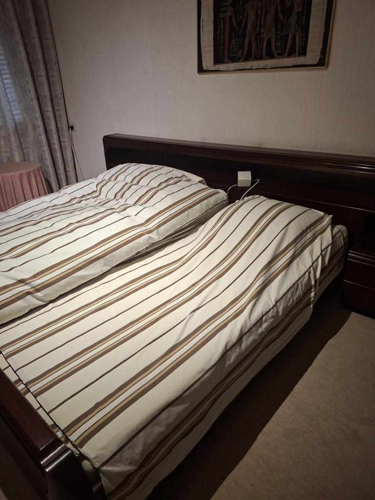 Auping Comfort 2 persoon lits jameaux, Ophalen, 90 cm, Tweepersoons, Zo goed als nieuw