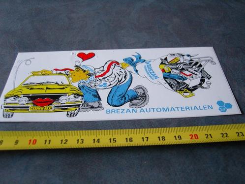sticker strip brezan automaterialen kus auto love GT, Verzamelen, Stickers, Zo goed als nieuw, Bedrijf of Vereniging, Ophalen