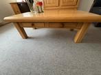 Eiken Salontafel met Laden, 100 tot 150 cm, Eikenhout, Zo goed als nieuw, Minder dan 50 cm