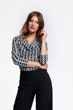NIEUW studio anneloes 36 s shirt wit zwart top t-shirt, Zwart, Nieuw, Ophalen of Verzenden, Lange mouw