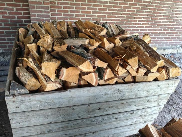 Openhaardhout, kachelhout, stookhout, eiken., Tuin en Terras, Haardhout, Blokken, Eikenhout, Minder dan 3 m³, Ophalen