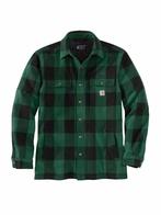 Carhartt Green Flanel Shirt-Jack met Sherpa Voering - SMALL, Ophalen of Verzenden, Nieuw, Maat 46 (S) of kleiner, Groen