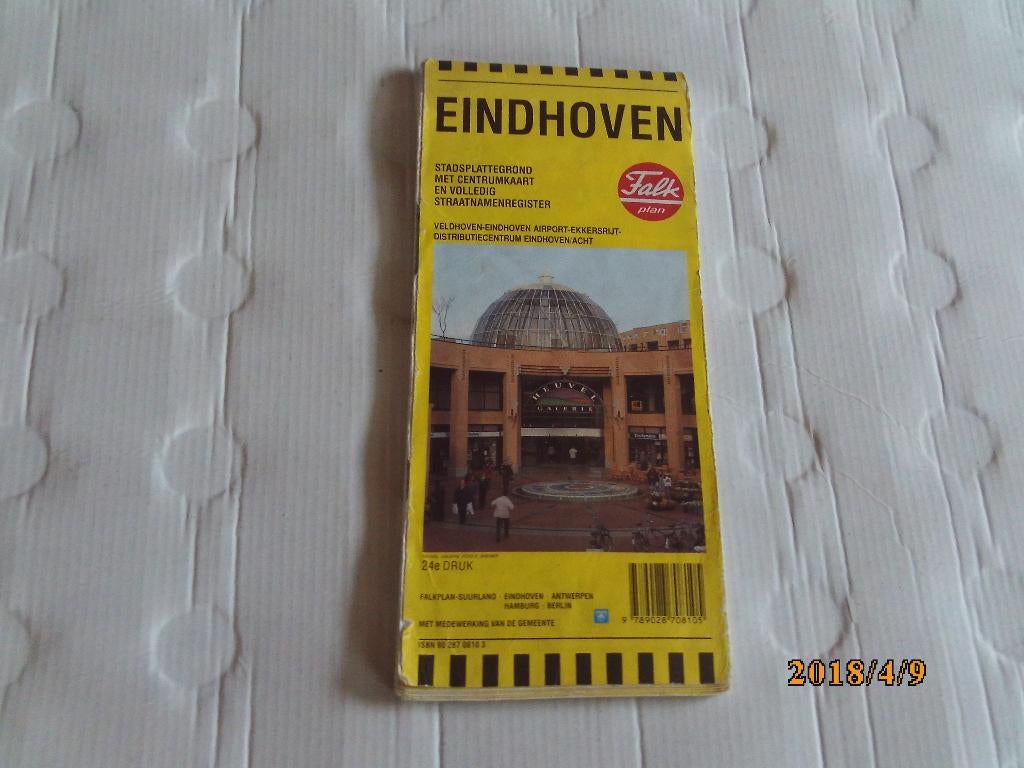 falk stadsplattegrond eindhoven, Boeken, Atlassen en Landkaarten, Gelezen, Ophalen of Verzenden, Landkaart, 1800 tot 2000