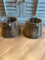 Riviera Maison lampenkap 2 stuks, Ophalen of Verzenden, Zo goed als nieuw, Rond, Minder dan 25 cm
