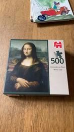 Puzzel mona lisa 500 st, Ophalen of Verzenden, 500 t/m 1500 stukjes, Zo goed als nieuw