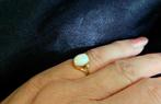 Gouden Vintage ring met edelsteen opaal. 2025/404., ., Ophalen of Verzenden, ., Met edelsteen