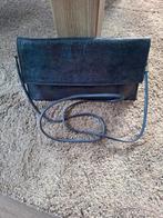 Nieuw Genuine Leather Ferchi schoudertas Marineblauw, Ophalen of Verzenden, Nieuw, Blauw, Leer