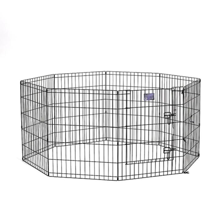 Midwest Hondenren / Puppyren – hoogte 76 cm – met deur, Dieren en Toebehoren, Hondenhokken, Zo goed als nieuw, Hondenhok, 65 tot 100 cm