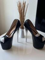 Extreem hoge nieuwe kinky zwarte pumps hak 19 cm, Pumps, Verzenden, Zwart, Nieuw