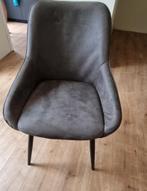 Eetkamerstoelen antraciet Z.G.A.N! 3 stuks!, Ophalen, Drie, Zo goed als nieuw, Stof