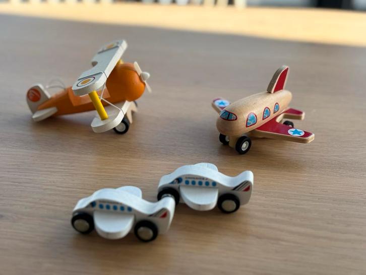 Houten Vliegtuigjes Set - Speelgoed Vliegtuigen, Kinderen en Baby's, Speelgoed | Houten speelgoed, Ophalen of Verzenden