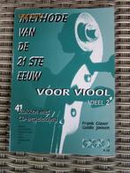 Frank Glaser / Methode van de 21 ste eeuw voor viool, Gebruikt, Overige genres, Les of Cursus, Ophalen of Verzenden