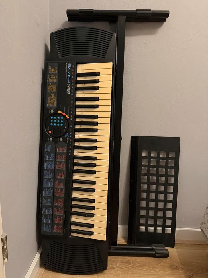 Yamaha PSR-76, Muziek en Instrumenten, Keyboards, Gebruikt, 49 toetsen, Yamaha, Met standaard, Ophalen