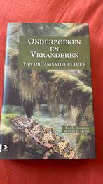 Onderzoeken en veranderen van organisatiecultuur, Ophalen of Verzenden, K.S. Cameron; R.E. Quinn, Management, Zo goed als nieuw