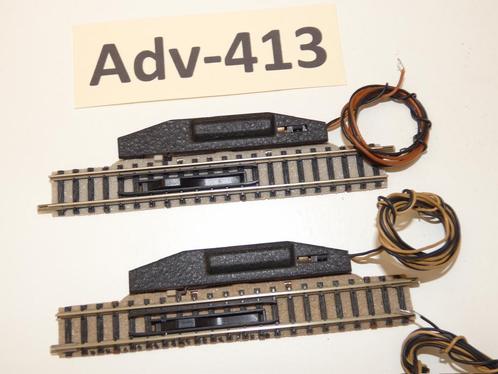 Adv-413 N Spoor Elektrische Ontkoppelrails 9114 Fleischmann, Hobby en Vrije tijd, Modeltreinen | N-Spoor, Zo goed als nieuw, Rails