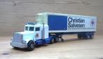 Matchbox K31 Peterbilt + koeloplegger Christian Salvesen, Hobby en Vrije tijd, Modelauto's | 1:50, Ophalen of Verzenden, Gebruikt
