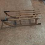 Davos slee, Ophalen, Gebruikt, Hout