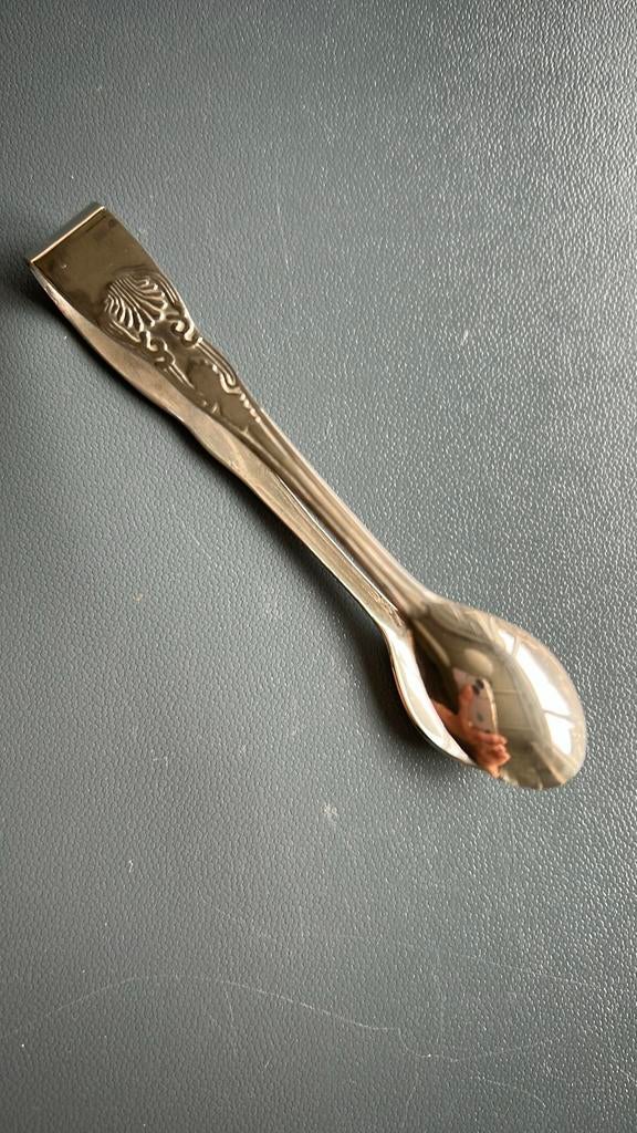 Antieke suikertang met motief, Ophalen of Verzenden
