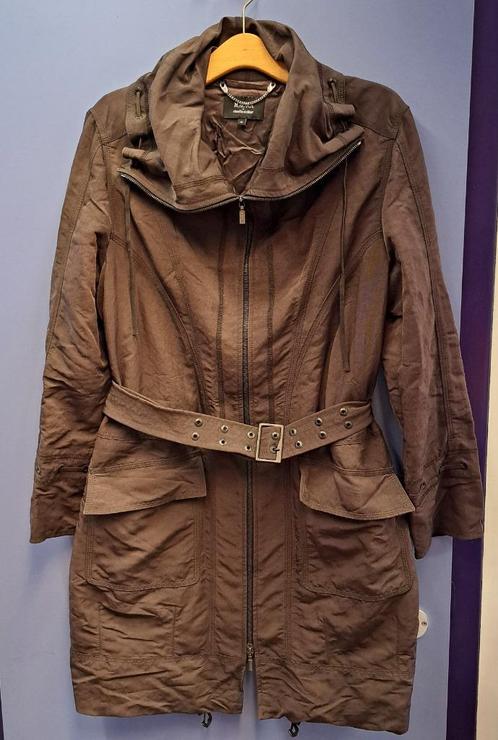Claudia Sträter stijlvolle bruine jack/ jas Maat 42 nr 48834, Kleding | Dames, Jassen | Zomer, Zo goed als nieuw, Maat 42/44 (L)