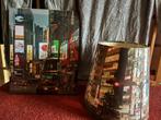 new york lampekap en canvas tijger canvas lamp hout, Ophalen of Verzenden, Gebruikt
