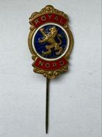Emaille Speld Royal Nord Oldtimer Bromfiets merk, Ophalen of Verzenden, Zo goed als nieuw, Merk, Speldje of Pin