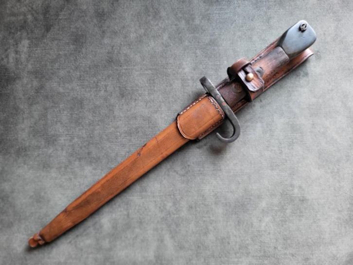 Repro schede voor Nederlandse KNIL bajonet, Verzamelen, Militaria | Tweede Wereldoorlog, Landmacht, Mes of Dolk, Nederland, Ophalen of Verzenden