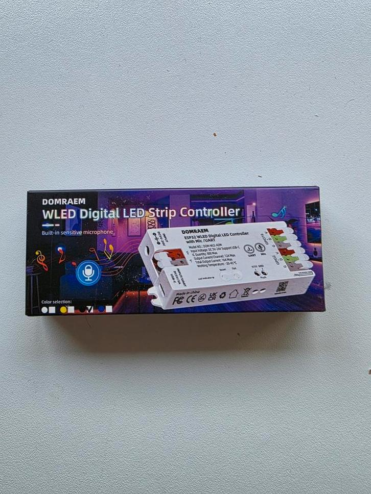 WLED Controller esp32 - LED Strip Controller, Hobby en Vrije tijd, Elektronica-componenten, Nieuw, Ophalen of Verzenden