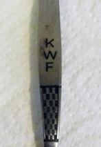 Theelepeltje nr 5 KWF Goede doelen, Ophalen of Verzenden, Gebruikt, Metaal, Bestek