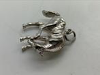 K693 Prachtige zilveren hanger paard, Hanger, Ophalen of Verzenden, Zilver