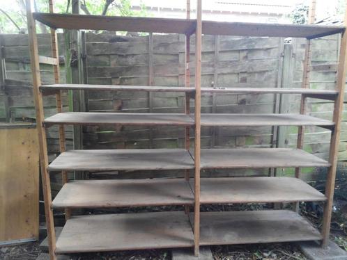 Bruynzeel stelling met 24 legborden 50 x 100 en 6 staanders, Huis en Inrichting, Kasten | Stellingkasten, Gebruikt, Ophalen
