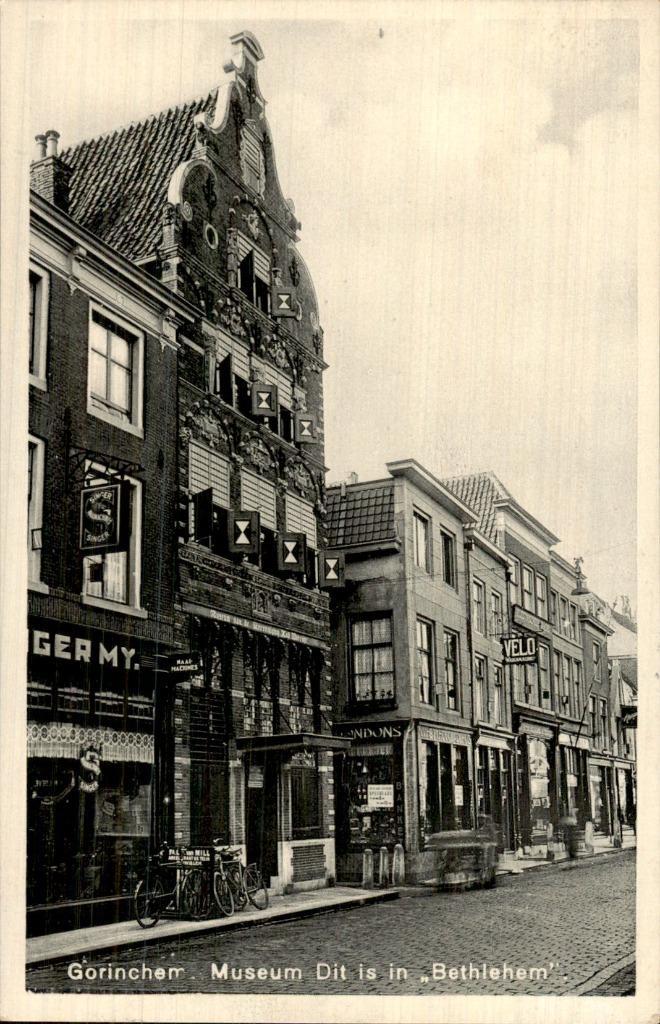 Gorinchem - Museum Dit is in Bethlehem, Verzamelen, Ansichtkaarten | Nederland, Gelopen, Utrecht, Voor 1920, Ophalen of Verzenden