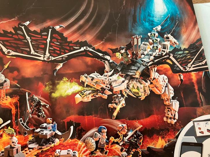 Lego Ninjago 71721 skull sorcerer’s draak, Kinderen en Baby's, Speelgoed | Duplo en Lego, Gebruikt, Lego, Ophalen of Verzenden