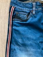 Spijkerbroek jeans maat 36 S met streep langs de pijpen, Gedragen, Blauw, W28 - W29 (confectie 36), Ophalen of Verzenden
