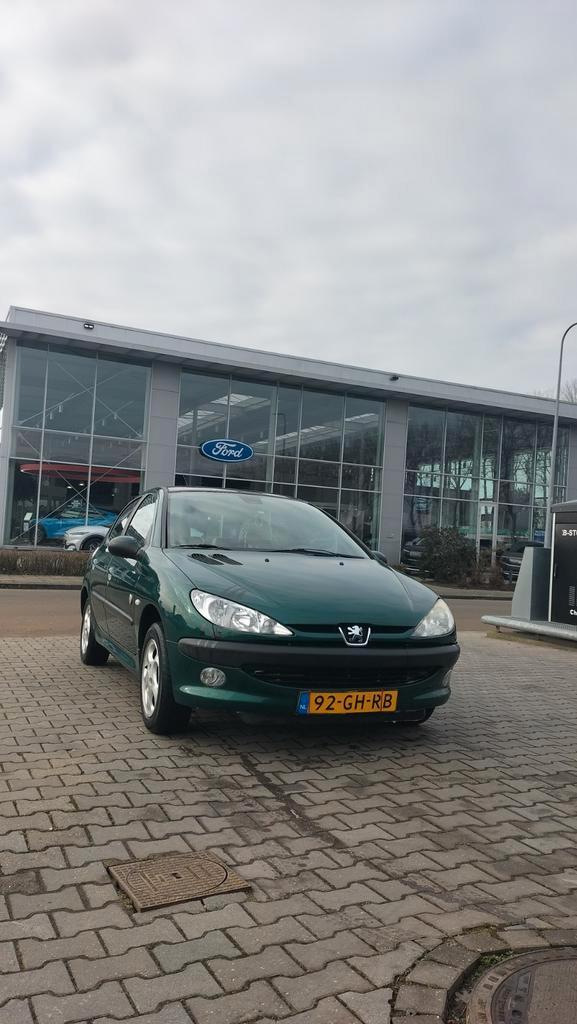Peugeot 206 1.6 XT 5D 2001 Groen, Auto's, Peugeot, Particulier, Benzine, Hatchback, Handgeschakeld, Origineel Nederlands, Groen