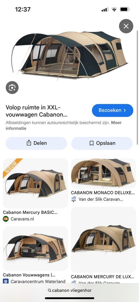 Cabanon (suncruiser) vliegenhor Nieuwstaat, Caravans en Kamperen, Tenten, Zo goed als nieuw, Verzenden
