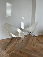 2x Kartell design stoel Eros, Philippe Starck - off white, Twee, Wit, Ophalen
