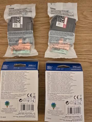 Brother LC123 Cartridges - Zwart & Magenta - Nieuw beschikbaar voor biedingen