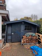 Blokhut / Tuinhuis 2,85 x 2,85 meter, Ophalen, Gebruikt, Hout, Overige typen