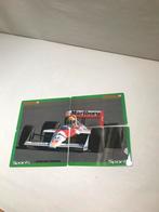 Telefoon kaart Ayrton Senna in vier delen, Ophalen of Verzenden, Zo goed als nieuw, Formule 1