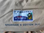 Michigan 5 tent. Katoen, luifel, grondzeil met rits., Ophalen, Gebruikt, Tot en met 5