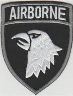 Airborne stoffen opstrijk patch embleem #2, Verzamelen, Kleding en Patronen, Nieuw, Shirt, Verzenden