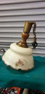 hanglamp retro gele kap, Huis en Inrichting, Lampen | Hanglampen, Ophalen of Verzenden, 'T Olde Gre-j, Info@toldegrej.nl, Endepoelstraat 20f Didam