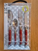 Nieuwe Tradi Lage Laguiole Bestekset - 6 Personen, Huis en Inrichting, Keuken | Bestek, Nieuw, Ophalen of Verzenden, Rvs of Chroom