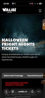 2 Walibi tickets, Tickets en Kaartjes, Twee personen, Ticket of Toegangskaart