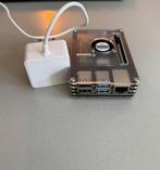 Raspberry Pi 4 (4GB + 128GB SD + originele adapter + case), Ophalen of Verzenden, Zo goed als nieuw