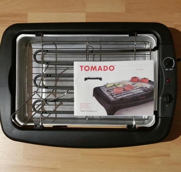 Tomado tafelBBQ, Witgoed en Apparatuur, Grillplaten, Zo goed als nieuw, Tafelgrill, Ophalen