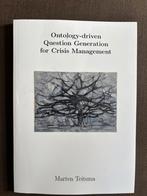 Ontology-driven question generation for crisis management, Ophalen, Zo goed als nieuw