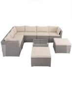 26-delinge XXL Loungeset wicker met kussens, Tuin en Terras, Ophalen, Eettafel, Loungeset, Wicker