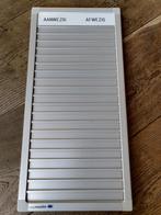 Aan-afwezigheidsbord Legamaster 540x260mm 20 namen, Huis en Inrichting, Woonaccessoires | Memoborden, Ophalen of Verzenden, Gebruikt